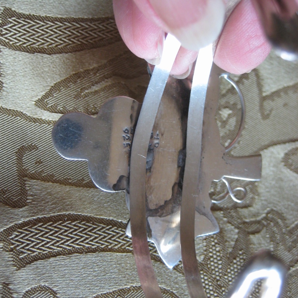 Sterling silver Grape set Earring Bracelet Pendant - Picture 6 of 8